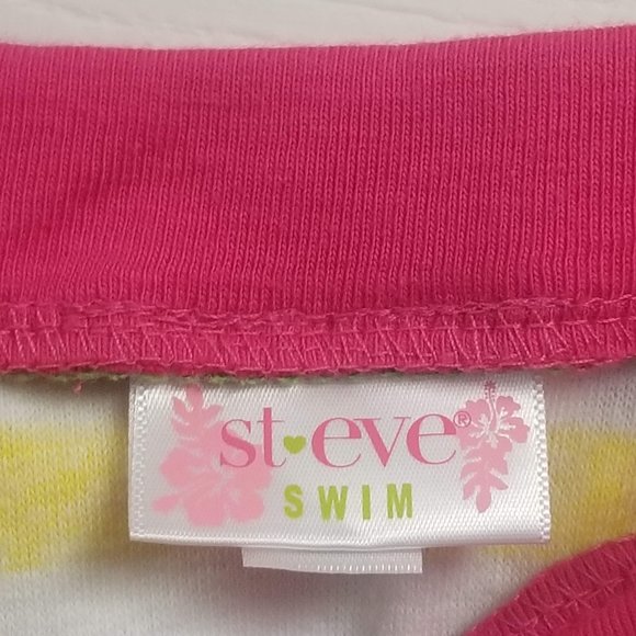 St. Eve White, Multi-Colored Girls Beach Cover-Up - Picture 3 of 4